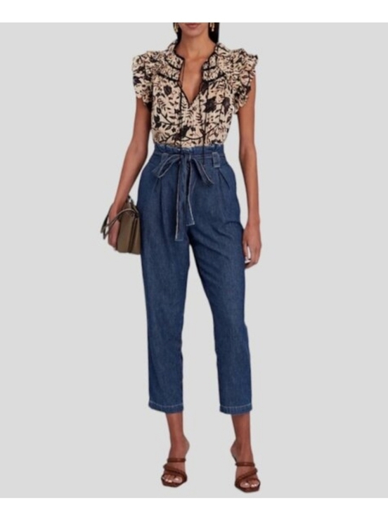 L'AGENCE Pants - L'AGENCE Violette Jeans High Waist Relaxed Fit Denim Pants Womens Size 29